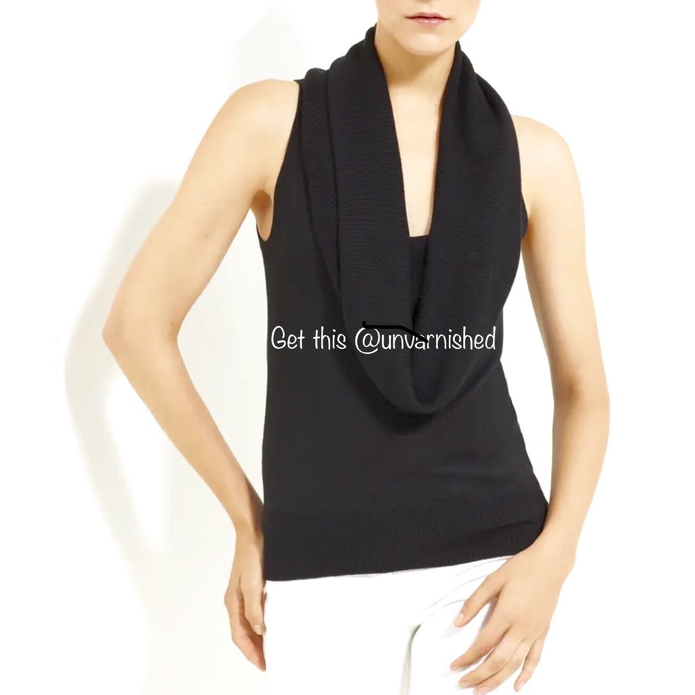 Michael Kors Collection Cowl Neck Knit Top